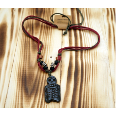 Амулет із кістки на шнурку №38