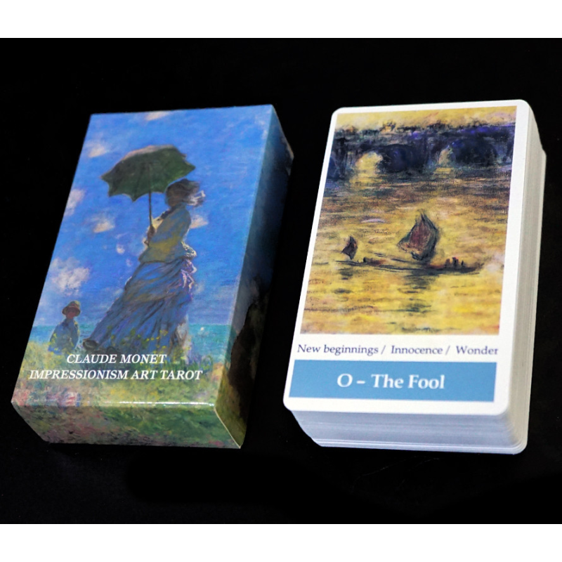 Карти Таро Клод Моне Мистецтво Імпресіонізму (Claude Monet impressionism art Tarot)