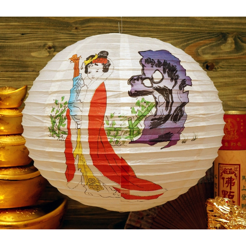 Ліхтар паперовий КУЛЯ Гейша