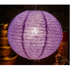 Ліхтар паперовий ШАР Мей Хуа Бузковий