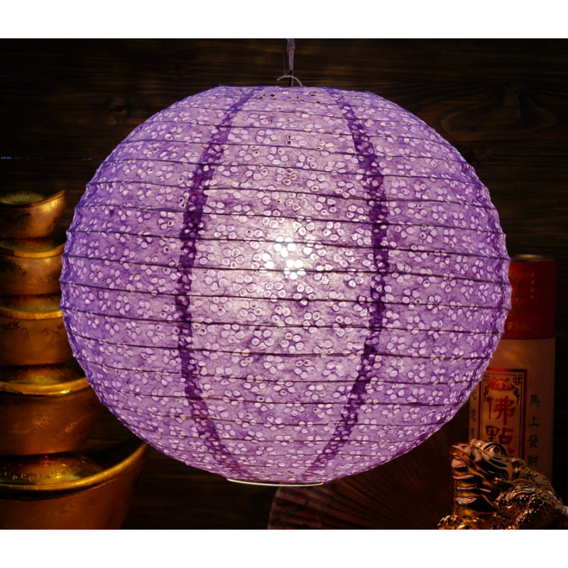 Ліхтар паперовий ШАР Мей Хуа Бузковий Ліхтар паперовий ШАР Мей Хуа Бузковий