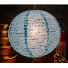 Ліхтар паперовий ШАР Мей Хуа Бірюзовий