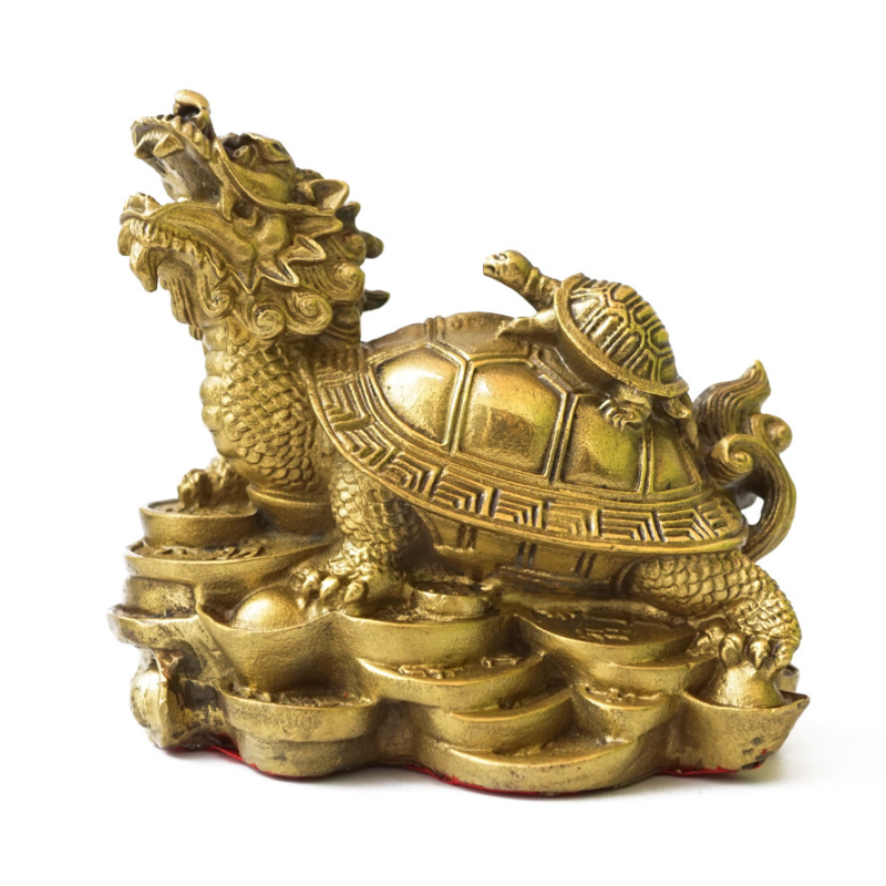 Драконова черепаха з черепашонкою бронза