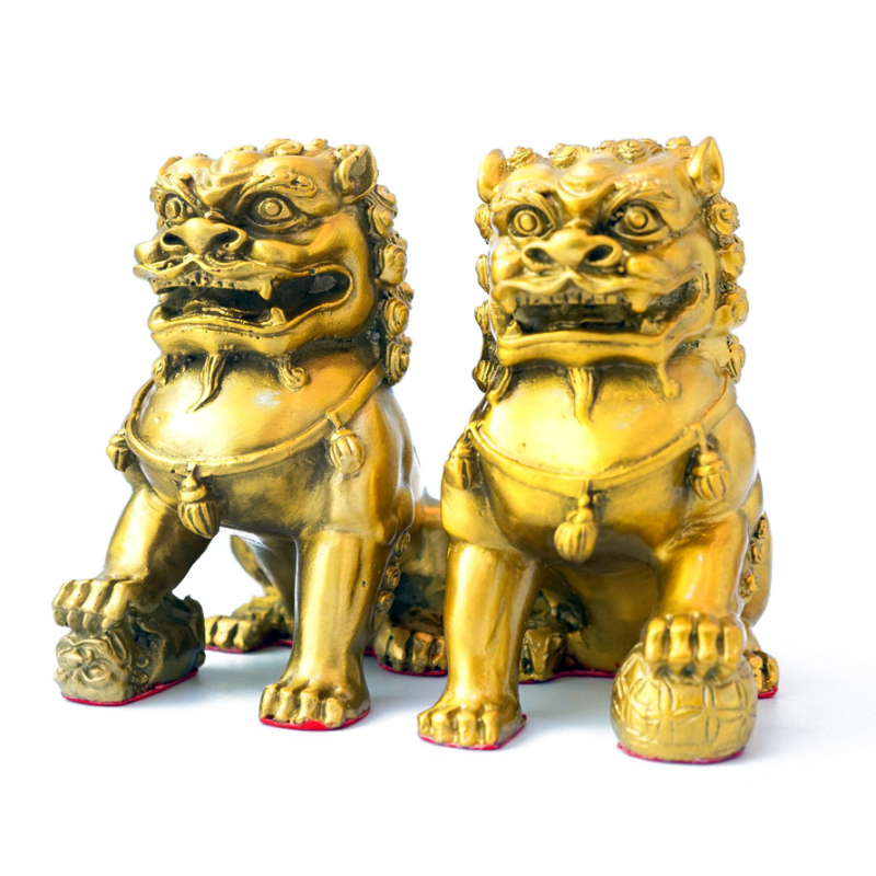 Пара Снігових левів малі