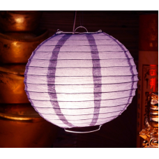Ліхтар паперовий КУЛЯ Бузковий