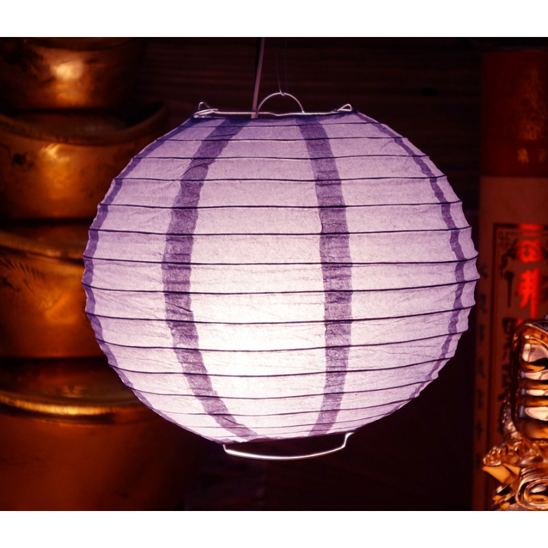 Ліхтар паперовий КУЛЯ Бузковий Ліхтар паперовий КУЛЯ Бузковий
