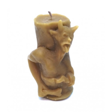 Свічка Чорт натуральний колір