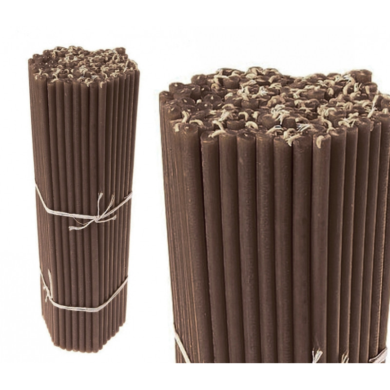 Свічки пучок 1 кг. Коричневі №30