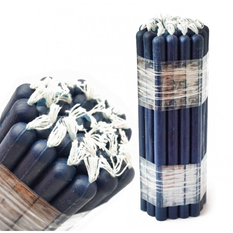 Свічки бажань малі 0,5 кг. Сині