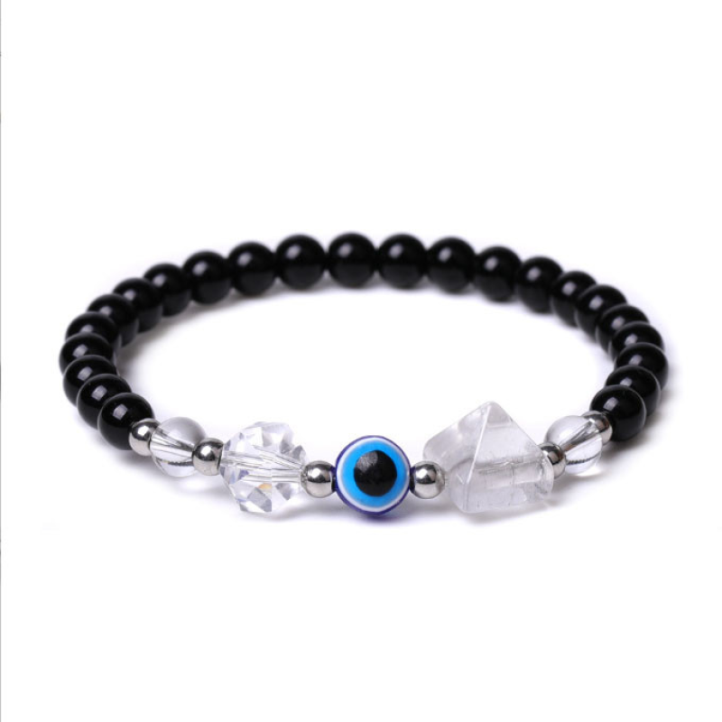 Браслет Пірамідка Гірський кришталь