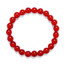Браслет Червоний агат 8 мм.