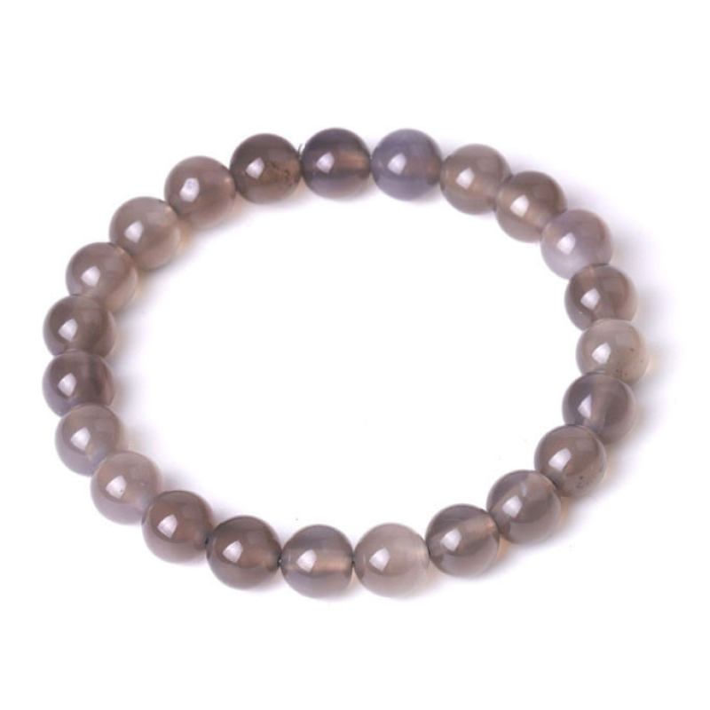 Браслет Димчастий кварц 8 мм.