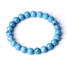 Браслет Бірюза полімерна 8мм.