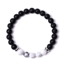 Браслет Лавовий камінь Говліт