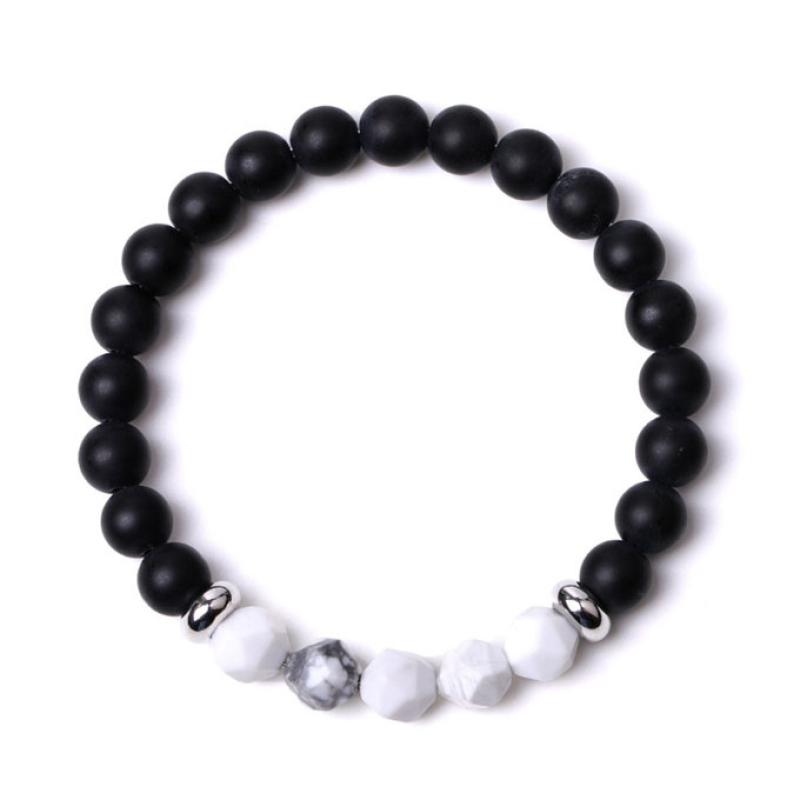 Браслет Лавовий камінь Говліт