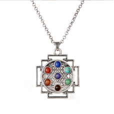 Кулон 7 чакр Шрі Янтра