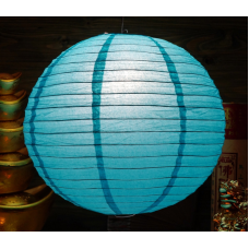 Ліхтар паперовий КУЛЯ Синій