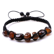 Браслет Сім каменів Коричневий агат
