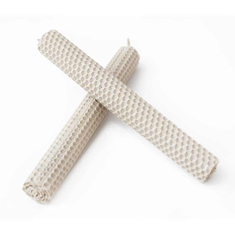 Свічка з вощини Біла Свічка з вощини Біла