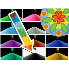 Декоративний кольоровий пісок Чорний