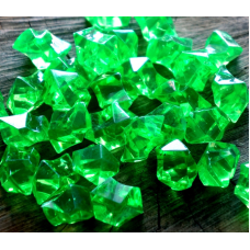 Декоративний наповнювач пластиковий Смарагдовий