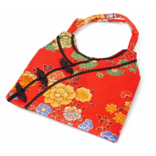 Сумка шовкова з ручками Кімоно Червона