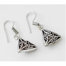 Сережки В“язь із білого металу №7