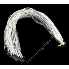 Шнурок Стрічка із застібкою Білий 10 штук