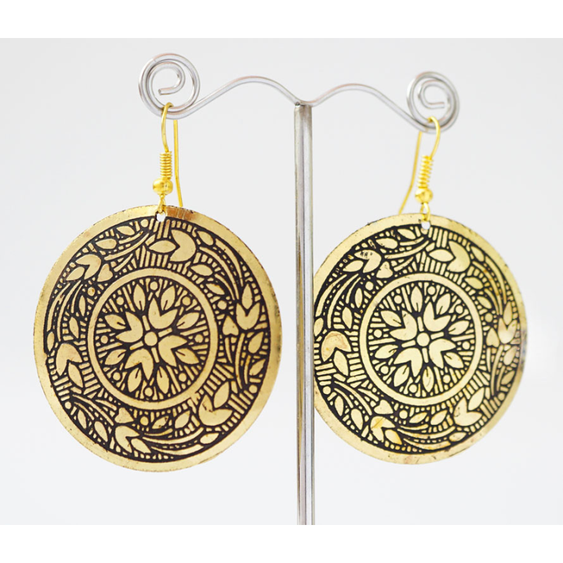 Сережки Коло малі Жовтий метал