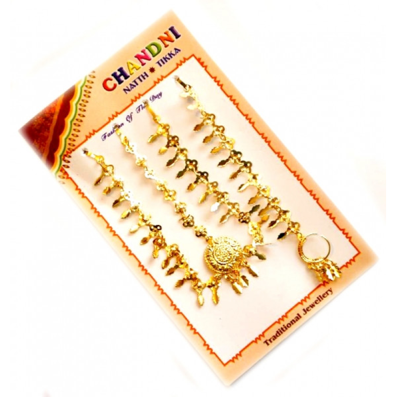 Набір прикрас для обличчя Chandni natth tikka