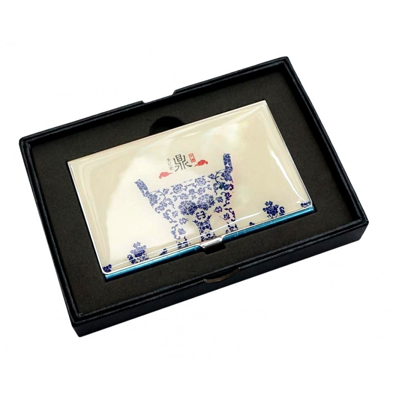 Кардхолдер сталь з емаллю №9