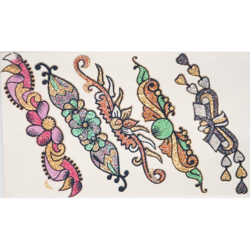 Комплект наклейок на тіло “Вензеля“