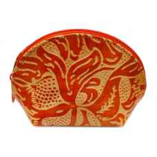 Гаманець шкіряний на змійці Джунглі Помаранчевий