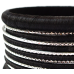 Комплект із 13 браслетів кільце в тканині Чорний