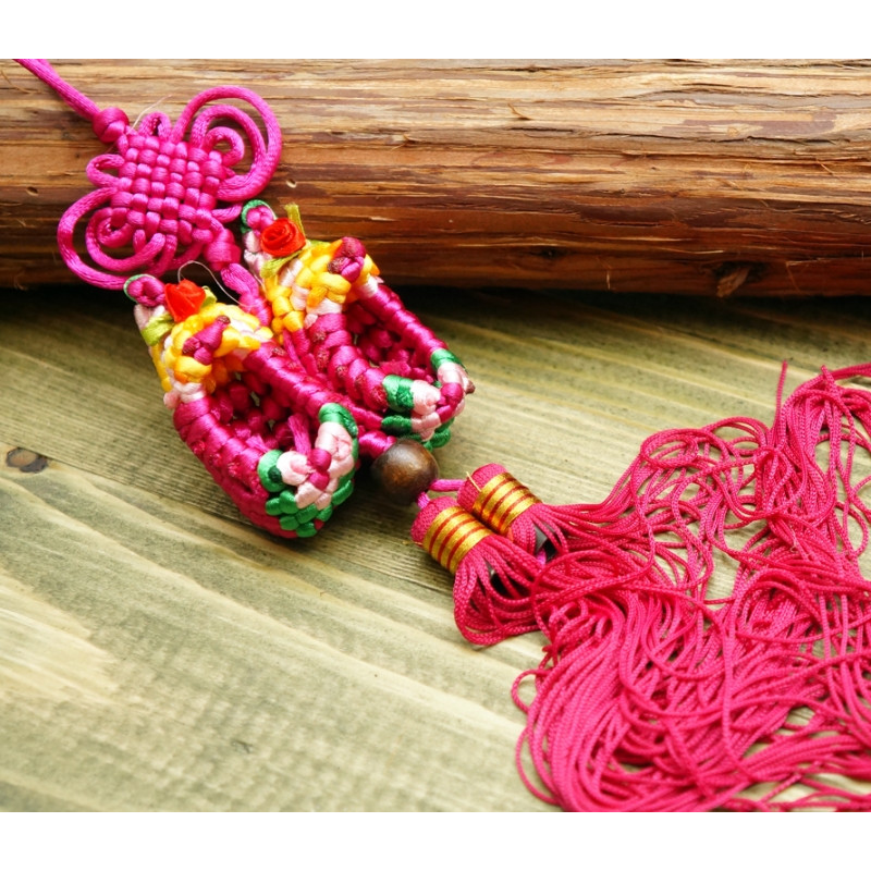 Тапочки в“язані з пензлем Фіолетові малі