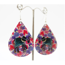 Сережки Хіпі Слонік №1 Крапля