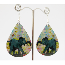 Сережки Хіпі Слонік №2 Крапля