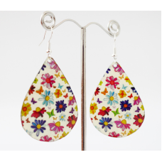 Сережки Хіпі Візерунок №4 Крапля