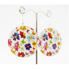 Сережки Хіпі Візерунок №4 Коло