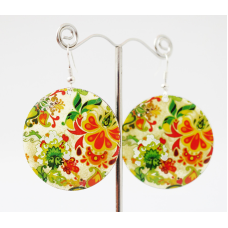 Сережки Хіпі Візерунок №6 Коло