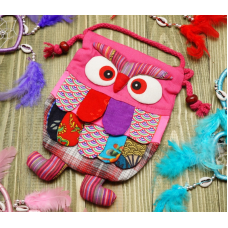 Сумка дитяча Сова Рожева