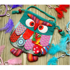 Сумка дитяча Сова Темно зелена