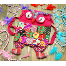 Рюкзак дитячий Сова Вишневий