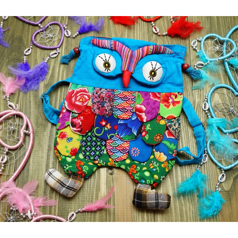 Рюкзак дитячий Сова Блакитний