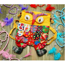 Рюкзак дитячий Сова Жовтий