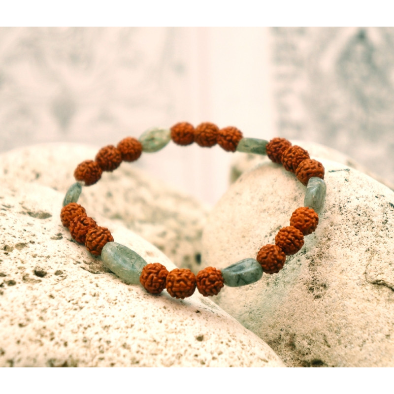 Браслет Рудракша + Волосатик